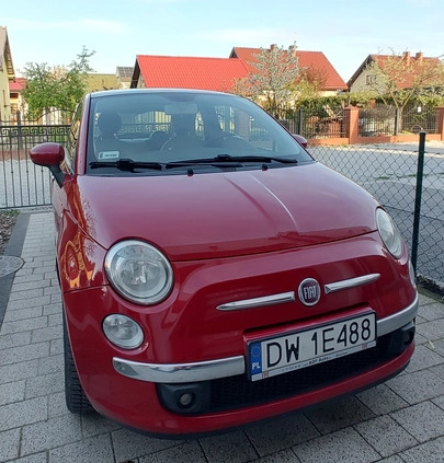 Fiat 500 cena 18500 przebieg: 175125, rok produkcji 2009 z Wrocław małe 46